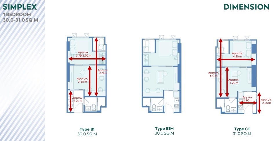 picture Aspire Vibha-Victory Corner Unit for Sale 1 Bedroom 31 sq.m. FL 14 (By Owner, No Agent Fee)  - 2/14