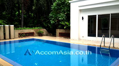 เช่าบ้านเดี่ยว สุขุมวิท ตอนกลาง : 🔼🔽 AccomA 📩 Pet friendly,Private Swimming Pool 4 BR House @Privacy and Peaceful (AA12342)