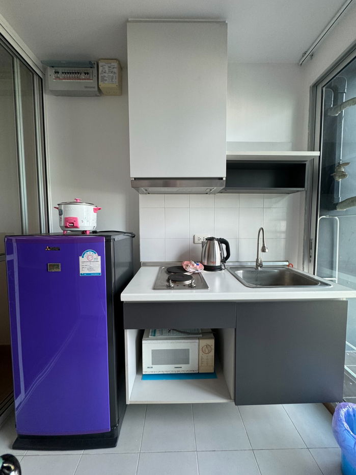 รูป ให้เช่าเดอะเบส สุขุมวิท 77 The Base Sukhumvit 77 เฟอร์ไฟฟ้าครบ มีเครื่องซักผ้า พร้อมอยู่ต้น กย - รูปที่ 9/17