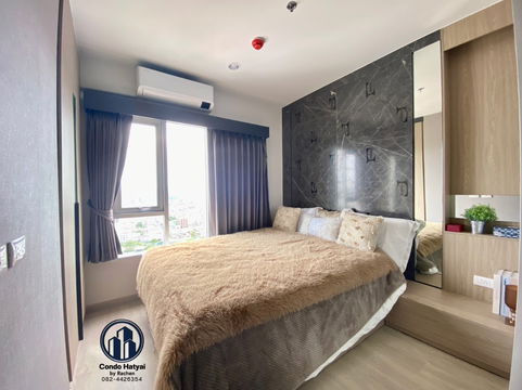 New room, 1st hand, Plus connect Hatyai, 1 bedroom, 24th floor, size 27.65 sq m., ready to move in ● Selling for 1.875 million baht