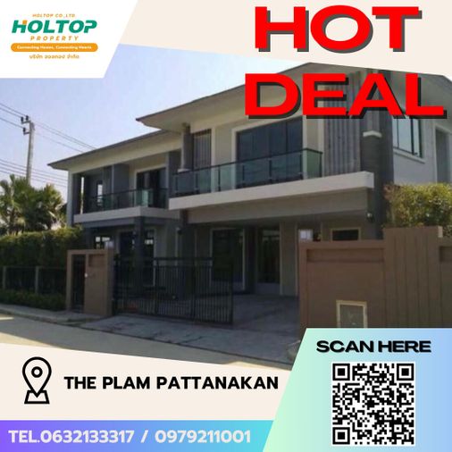 6-bed house for sale, 540 sqm, 110 sq wah, The Plam Pattanakarn