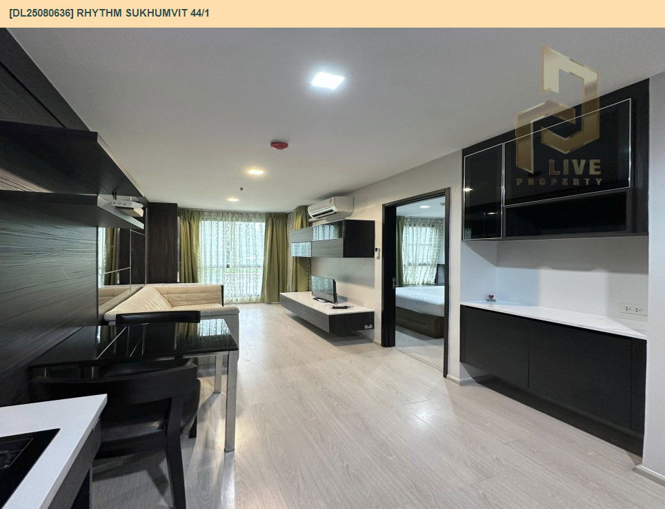 รูป DL25080636 ให้เช่าคอนโด ริทึ่ม สุขุมวิท 44/1 (Rhythm Sukhumvit 44/1) ใกล้ BTS พระโขนง พร้อมเข้าอยู่ โทรด่วน 0638692663 LineID @534wlwof - รูปที่ 4/12