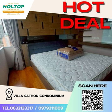 #Z1992💥190868🔥 Condo for rent: Villa Sathon Condominium 