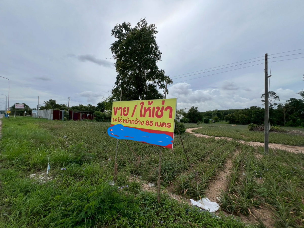 picture Land for Rent : 14 Rai in Rayong, located on Nikom Phatthana Road, Soi 13/5, Map Kha Subdistrict, Nikom Phatthana District - 7/11