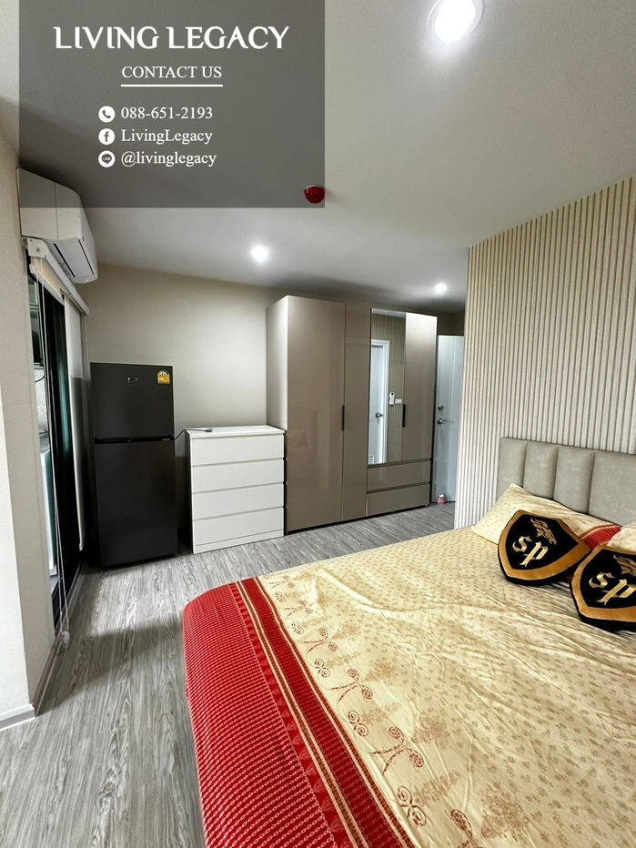 picture SHFS75 Condo For Rent RYE Huamark 30 Sq.M. Floor 5 Building A line id : @livinglegacy - 4/8