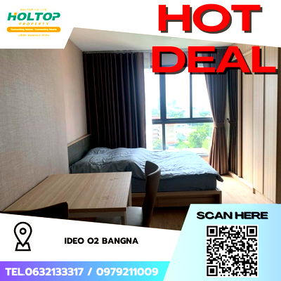 Condos for rent Bangkok : #Z1995💥190868🔥 Condo for rent at Ideo O2 Bangna
