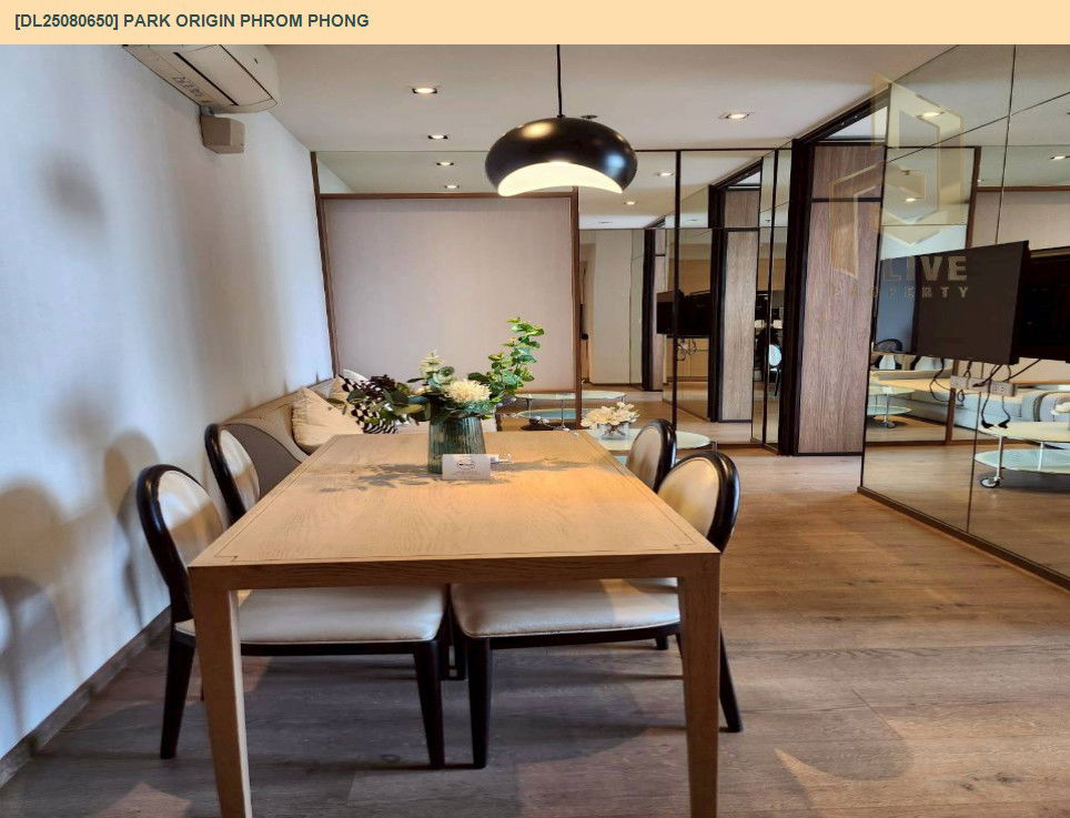 picture DL25080650 Condo for rent, PARK ORIGIN PHROM PHONG near BTS Phrom Phong, ready to move in, call urgently 0656133286 LineID @655ebbvc - 4/17