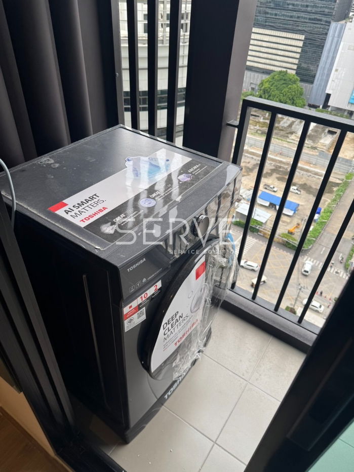 picture 1 Bed New Room High Floor City View Fully furnished Good Location Close to MRT Phra Ram 9  220 m.  @ NUE District R9 - 4/9