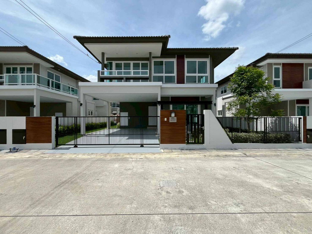 รูป ขายบ้านเดี่ยว สไตล์ Modern 3 นอน ปทุมธานี คลอง 7 บ้านใหม่ 55 ตรว 2 ชั้น - รูปที่ 1/12