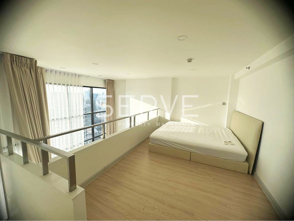 picture Duplex 1 Bed Super High Fl. 40+ Nice View Close to BTS Chong Nonsi 600 m. at Knightsbridge Prime Sathorn Condo / For Rent - 4/9