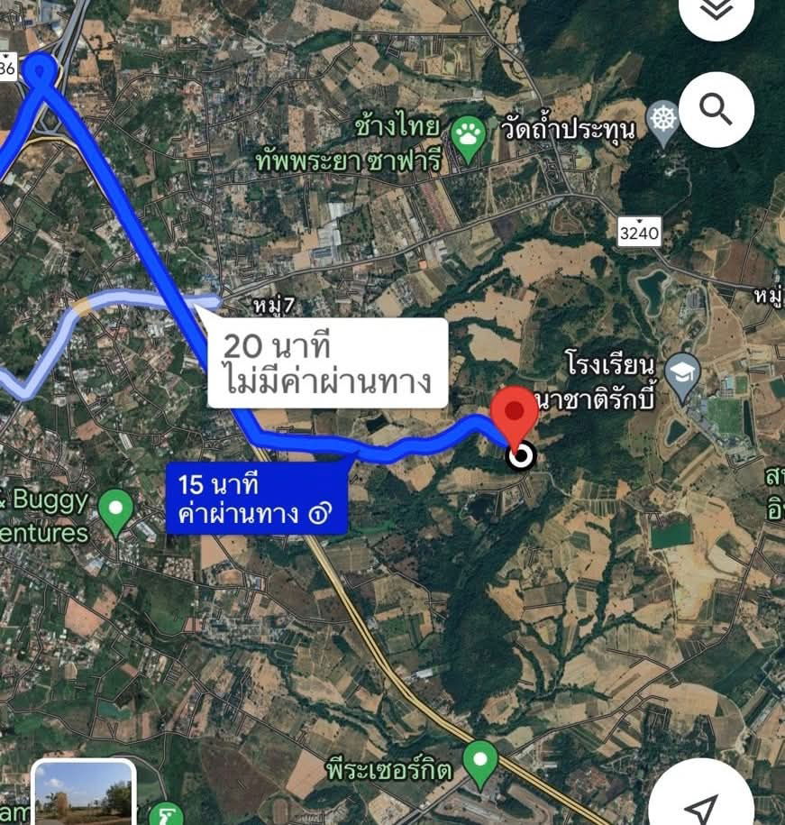 picture Land for sale next to a concrete road, Pong Subdistrict, near Highway 36, Pattaya - Rayong - 2/2