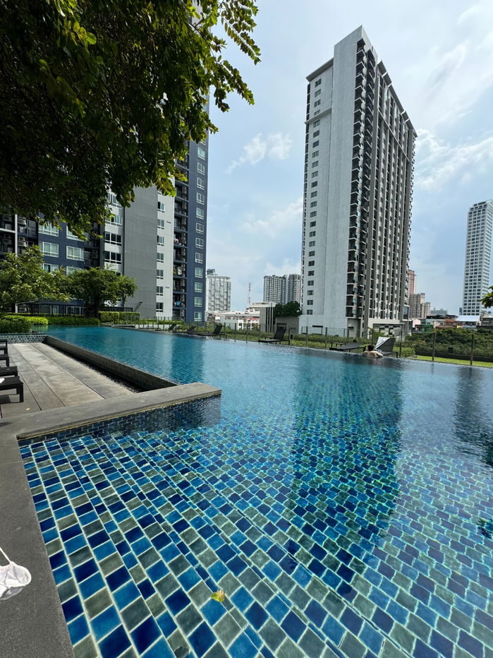 รูป ให้เช่าเดอะเบส สุขุมวิท 77 The Base Sukhumvit 77 เฟอร์ไฟฟ้าครบ มีเครื่องซักผ้า พร้อมอยู่ต้น กย - รูปที่ 13/17