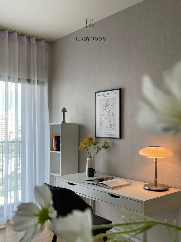 picture ✨ Beautifully decorated 1-bedroom unit at Noble Reveal Ekamai Condo, 47 sq m, 12th floor 🏡💖 - 7/20