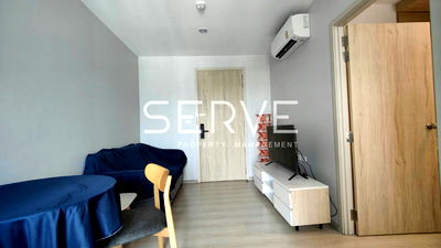 คอนโดให้เช่า : 🔥1นอน ห้องกว้าง ครัวปิด วิวดีไม่บล็อก เฟอร์จัดเต็ม คอนโดทำเลดีมาก เดินเพียง 20ก้าว ถึงMRT ศรีลาซาล @ Nue Noble Srinakarin Lasalle