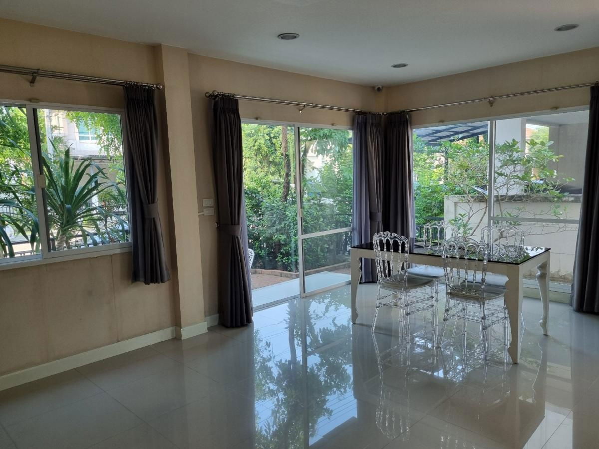picture 💥CP-8582💥 Single house for rent, Life Bangkok Boulevard Wongwaen - Rama 9 project, fully furnished and equipped with appliances 👉 Add Line @rangrak - 18/39