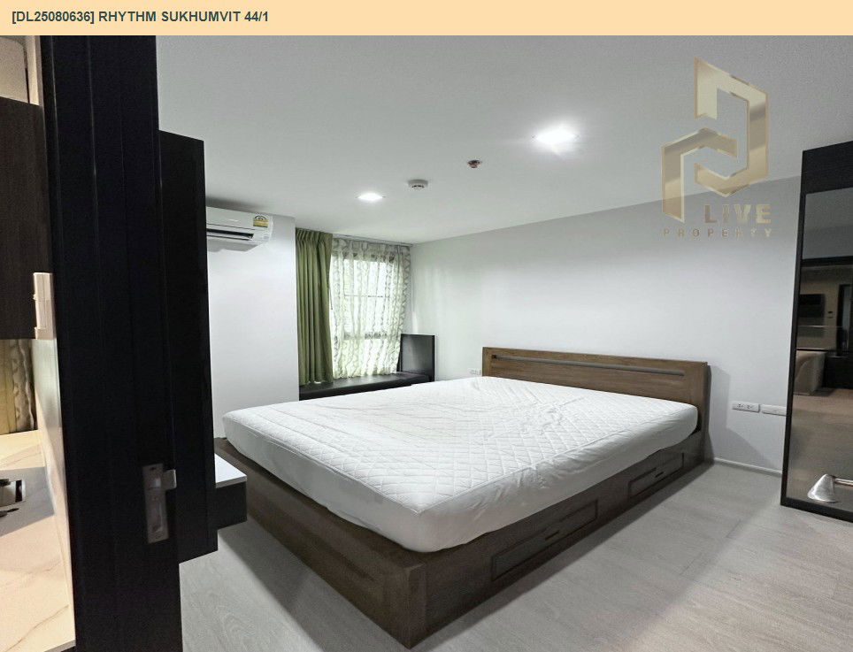 รูป DL25080636 ให้เช่าคอนโด ริทึ่ม สุขุมวิท 44/1 (Rhythm Sukhumvit 44/1) ใกล้ BTS พระโขนง พร้อมเข้าอยู่ โทรด่วน 0638692663 LineID @534wlwof - รูปที่ 3/12