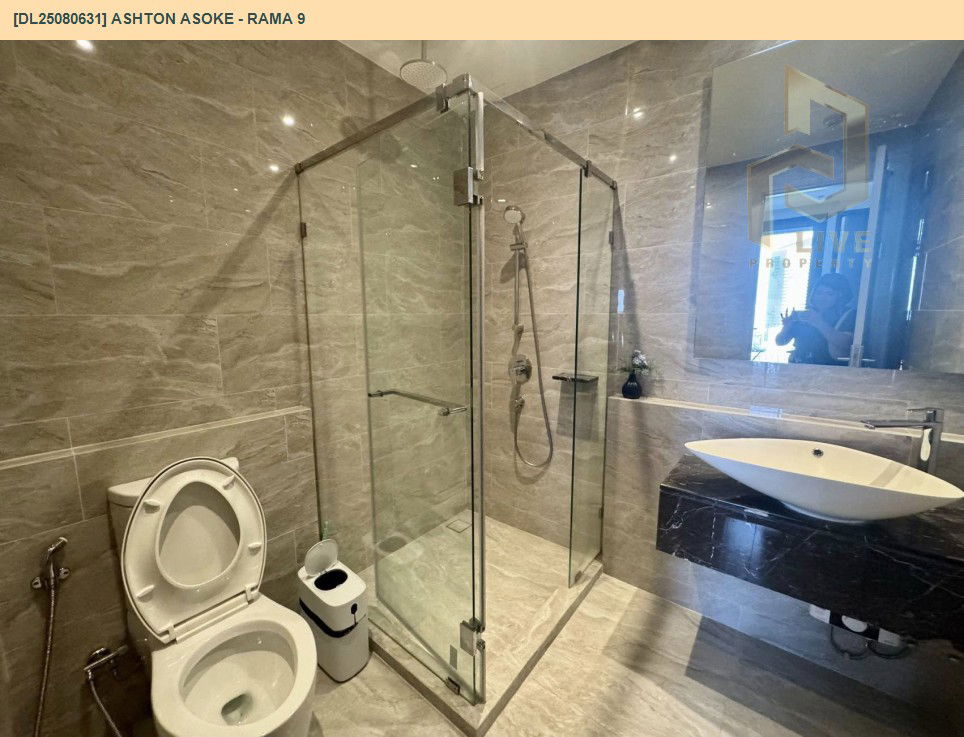 picture DL25080631 Condo for rent, Ashton Asoke - Rama 9 near MRT พระราม 9, ready to move in, call urgently 0656133286 LineID @655ebbvc - 9/10