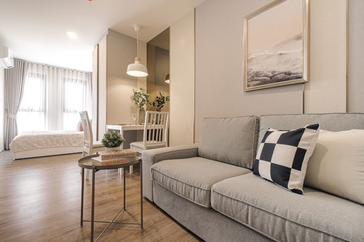 picture 🟢For Rent🟢Aspire Pinklao-Arun Amarin, beautiful room, fully furnished 📱ADD LINE @nathong97 (Reply ⚡ 24 Hr) P1013 - 9/15