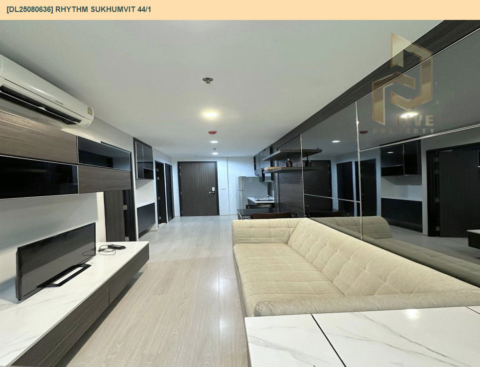 รูป DL25080636 ให้เช่าคอนโด ริทึ่ม สุขุมวิท 44/1 (Rhythm Sukhumvit 44/1) ใกล้ BTS พระโขนง พร้อมเข้าอยู่ โทรด่วน 0638692663 LineID @534wlwof - รูปที่ 5/12