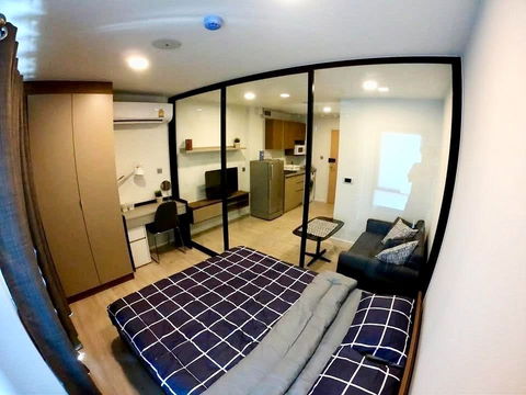code : B120 ให้เช่าคอนโด เคฟ คอนโด (Kave Condo) | ชั้น 6 เฟอร์ครบ ห้องว่างพร้อมอยู่ ตรงข้ามมหาวิทยาลัยกรุงเทพ