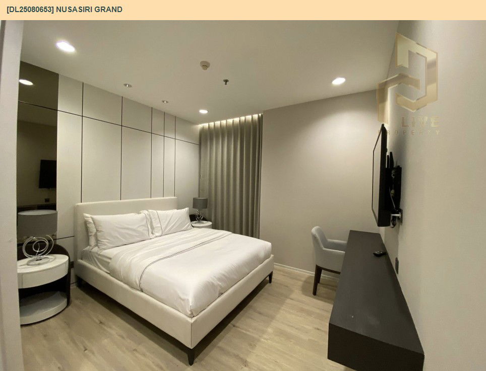 picture DL25080653 Condo for rent, Nusasiri Grand near BTS Ekkamai, ready to move in, call urgently 0656133286 LineID @655ebbvc - 6/9