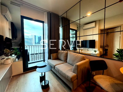 Condos for rent : 1 Bed New Room High Floor City View Fully furnished Good Location Close to MRT Phra Ram 9  220 m.  @ NUE District R9