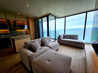 คอนโดให้เช่า : ให้เช่า 2 ห้องนอน 82.65 ตร.ม. วิวทะเล อารมณ์ วงศ์อมาตย์ Arom Wongamat 