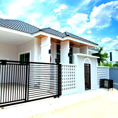 บ้านเดี่ยว ม.กรุงเทพธนบุรี : ขายบ้านสร้างใหม่ 3 ห้องนอน 2 ห้องน้ำ พิกัดใกล้เมืองเชียงใหม่ T.0946511456
