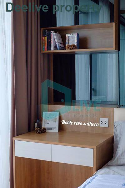 picture DL004300 Condo for rent, Noble Revo Silom near BTS Surasak, ready to move in, call urgently 0656133286 LineID @655ebbvc - 6/8