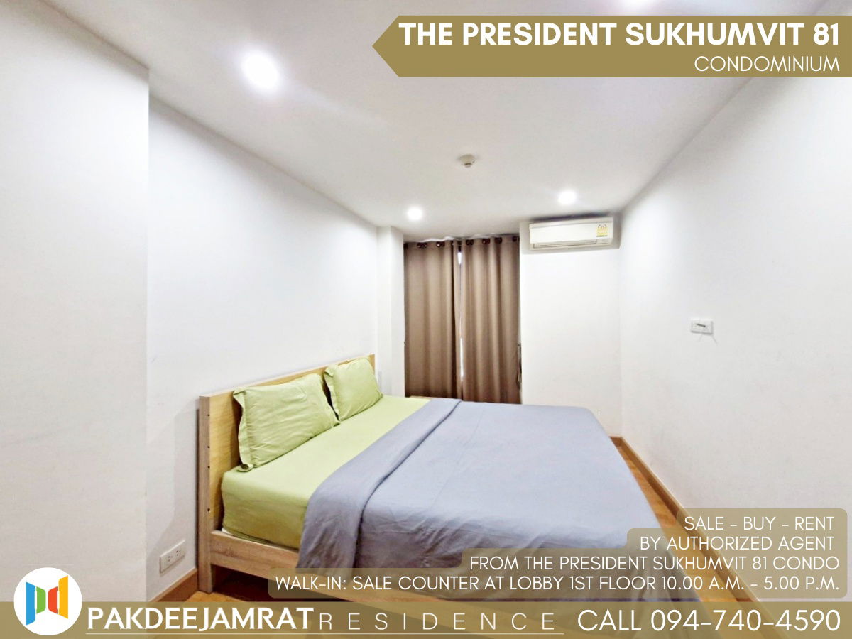 รูป 🅵🅾️🆁 🆁🅴🅽🆃  𝗧𝗵𝗲 𝗣𝗿𝗲𝘀𝗶𝗱𝗲𝗻𝘁 𝗦𝘂𝗸𝗵𝘂𝗺𝘃𝗶𝘁 𝟴𝟭 1 ห้องนอน 1 ห้องน้ำ  ขนาด 35 ตร.ม. 15,000 บาท / เดือน - รูปที่ 2/9