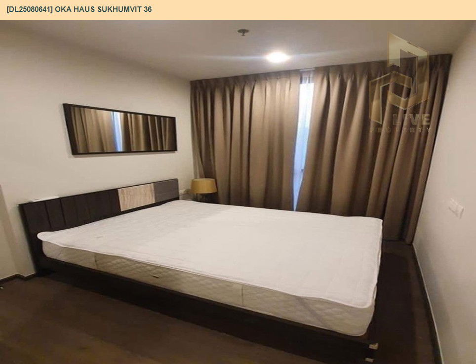 picture DL25080641 Condo for rent, OKA HAUS Sukhumvit 36 near BTS Thong Lo, ready to move in, call urgently 0656133286 LineID @655ebbvc - 2/6