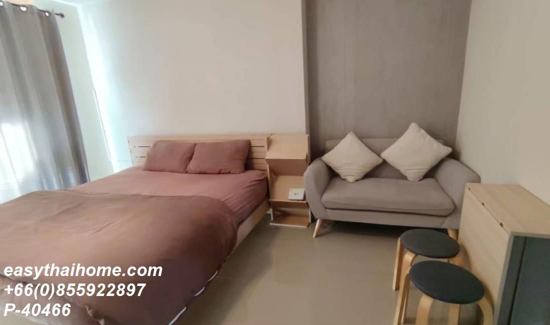 picture P-40466 Condo for rent Ratchada Orchid fully furnished (Confirm again when visit). Line Id @easythaihome 085-592-2897  - 5/6