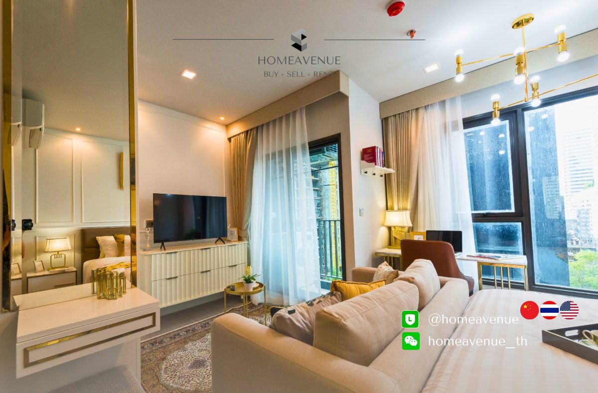 picture Condo for rent at Life Asoke - Rama 9✨ Newly renovated, ready to move in! 🚇 Next to MRT Rama 9 📲 Line: @homeavenue | Special price 💥HA-1406 - 8/10