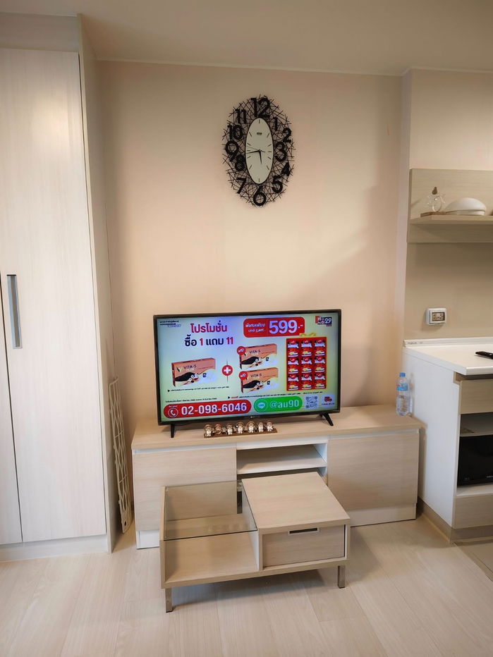 picture Condo Aspire Lat Phrao 113 (Studio) 8th floor, near - MRT Yellow Line, Bang Kapi Station, 100 meters. - 1/9