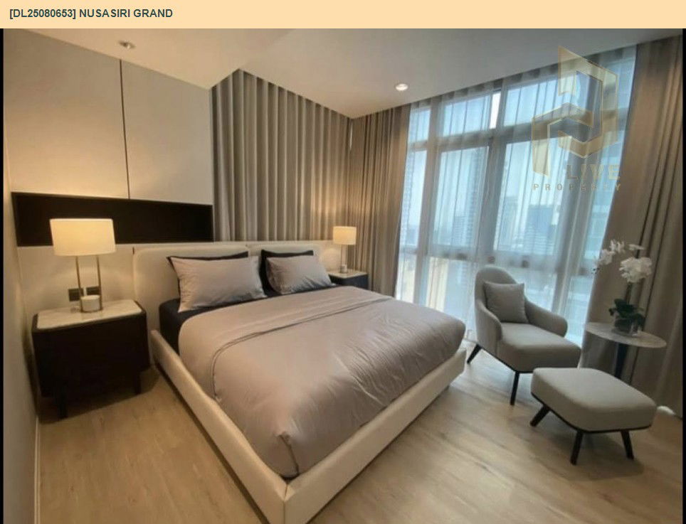picture DL25080653 Condo for rent, Nusasiri Grand near BTS Ekkamai, ready to move in, call urgently 0656133286 LineID @655ebbvc - 3/9