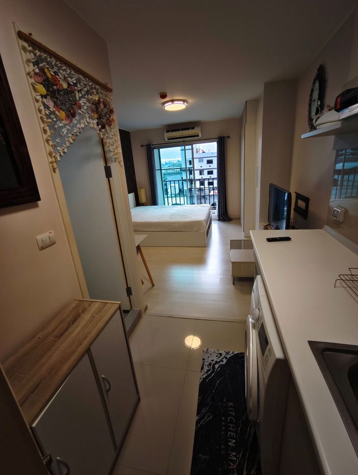 picture Condo Aspire Lat Phrao 113 (Studio) 8th floor, near - MRT Yellow Line, Bang Kapi Station, 100 meters. - 4/9