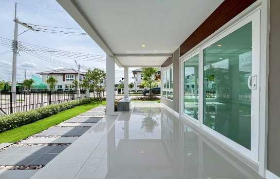picture Single house for sale, 3 bedrooms, large house, corner house, Pathum Thani, Khlong 7, new house, 70 sq m, 2 floors - 3/12