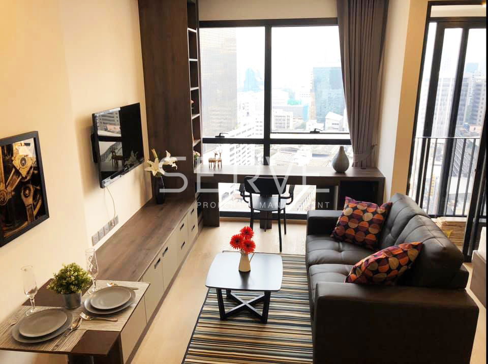 picture Amazing View 1 Bed with Partition in Samyan Area Close to MRT Sam Yan 180 m @ Ashton Chula-Silom - 1/5