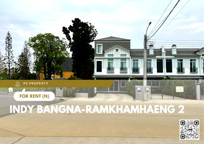 Townhouses for rent : Townhouse for rent ✨ Indy Bangna-Ramkhamhaeng 2 ✨ 3 bedrooms, 3 bathrooms, near Mega Bangna