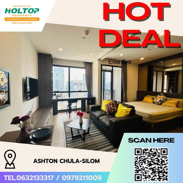 #R5854  🎉 210868 ให้เช่าคอนโด Ashton Chula-Silom