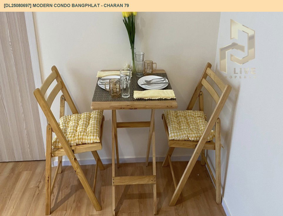 รูป DL25080697 ให้เช่าคอนโด โมเดิร์น คอนโด บางพลัด - จรัญ 79 (Modern Condo Bangphlat - Charan 79) ใกล้ BTS บางพลัด พร้อมเข้าอยู่ โทรด่วน 0638692663 LineID @655ebbvc - รูปที่ 5/15
