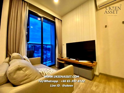 คอนโดให้เช่า : UK01-376 ให้เช่า! KEEN CENTRE SRIRACHA ใจกลางเมืองศรีราชา : 1 ห้องนอน 35ตร.ม. ชั้น 21 | 15,000 บาท/เดือน ฟรี! แม่บ้านทำความสะอาดสัปดาห์ละ 2 ครั้ง