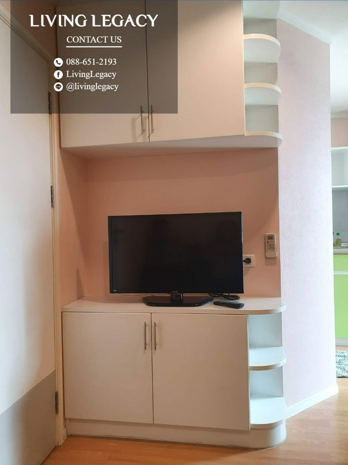 picture SF5ZB6 Condo For Rent Lumpini Place Srinakarin - Huamark Station 26 Sq.M. Floor 11 Building A line id : @livinglegacy - 6/9