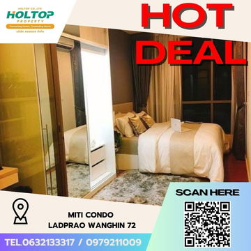 #Z2014💥200868🔥ให้เช่าคอนโด MITI Condo Ladprao Wanghin 72