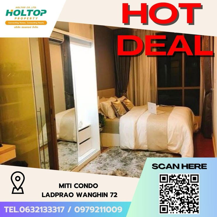 รูป #Z2014💥200868🔥ให้เช่าคอนโด MITI Condo Ladprao Wanghin 72 - รูปที่ 1/9