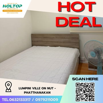 #Z2019💥200868🔥ให้เช่าคอนโด Lumpini Ville On Nut - Phatthanakan 