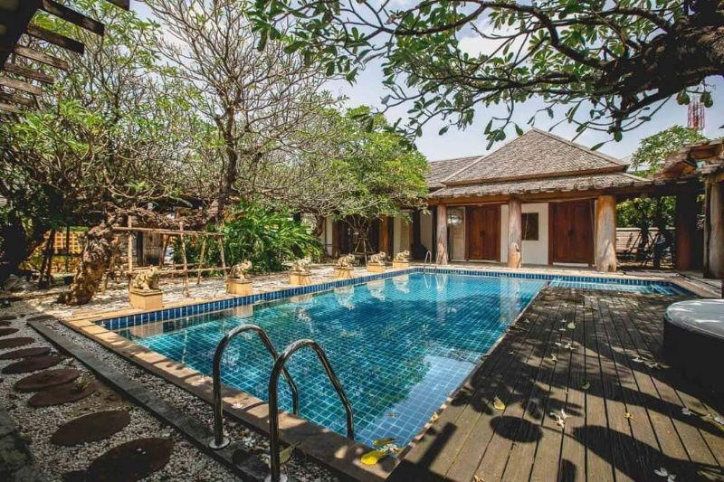 รูป ลดสุด ขายบ้านเดี่ยวนวลจันทร์ เลียบด่วนรามอินทรา ที่ดิน 386 ตร.ว บ้านไม้สักแท้ทั้งหลัง ใกล้Central Eastville ประเสริฐมนูกิจ นวมินทร์ วัชรพล 0879074045 - รูปที่ 6/10