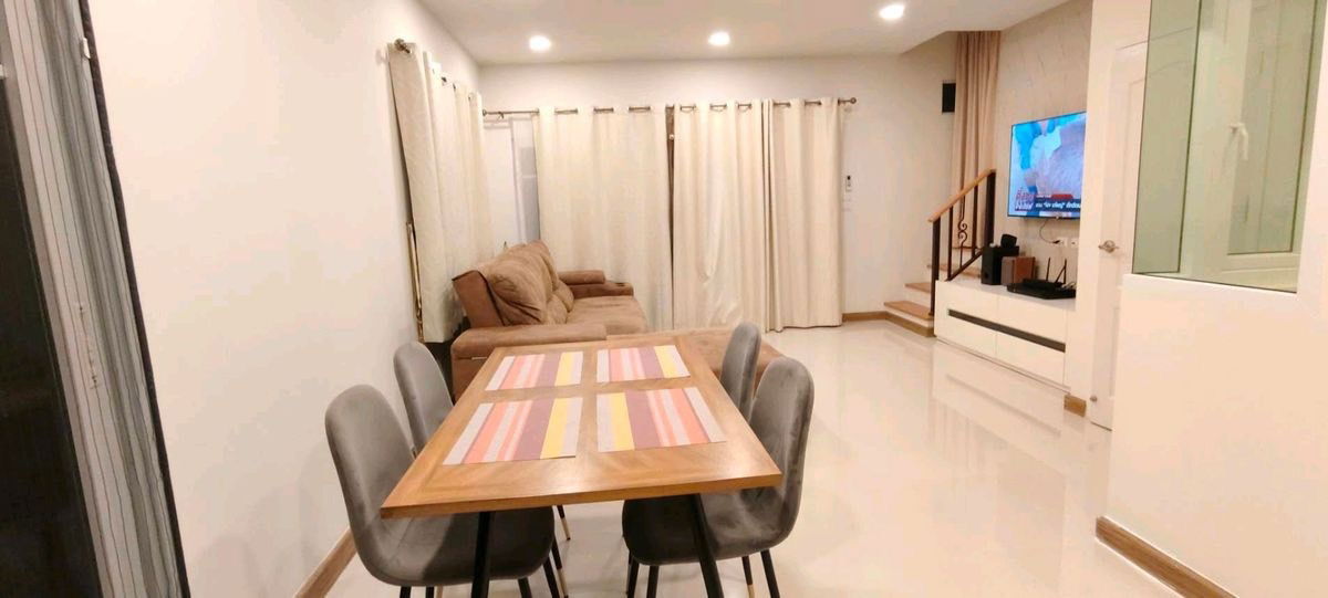 picture Townhouse for rent 🔥 Evercity Srinakarin-Namdaeng 🔥 3 bedrooms, 3 bathrooms, fully furnished and equipped with appliances. - 7/7