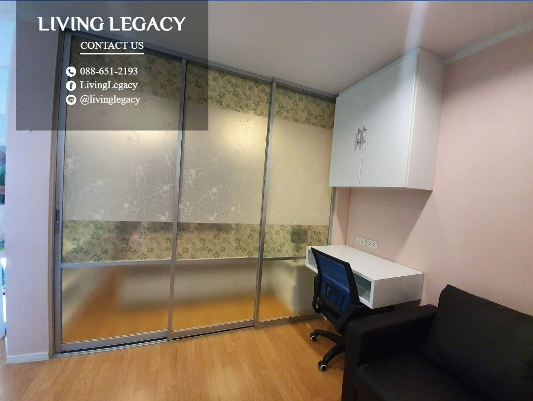 picture SF5ZB6 Condo For Rent Lumpini Place Srinakarin - Huamark Station 26 Sq.M. Floor 11 Building A line id : @livinglegacy - 4/9