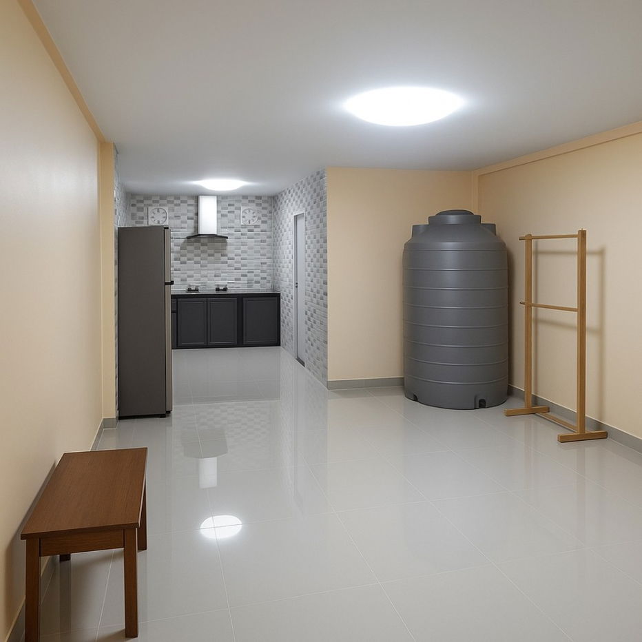 picture townhouse, newly renovated, ready to move in! Near the Orange Line, Min Phatthana Station, only 700 m. - 7/20